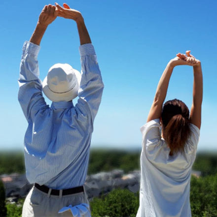 普段の生活での身体づくりもサポート